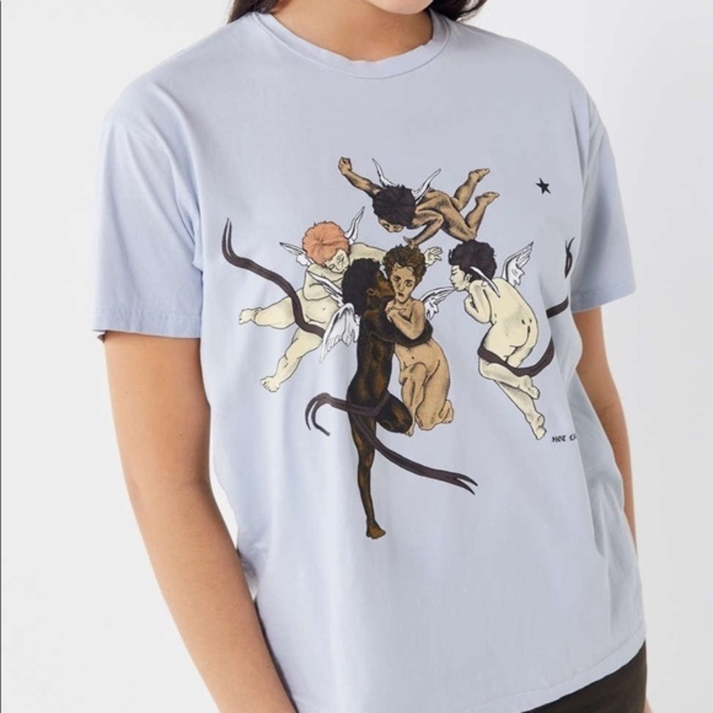 Urban Outfitters Hot Lava Cherub Tee Women’s Extra Small